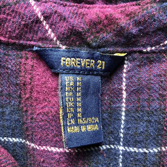 Forever 21 plaid flannel - Picture 3 of 4